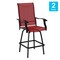 Flash Furniture Outdoor Stool - 30 inch Patio Bar Stool, Red, 2PK 2-ET-SWVLPTO-30-RD-GG - alternate 5